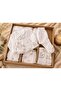 Unez Muslin Daisy Embroidered 10-Piece Newborn Hospital Discharge Set Ecru - 3