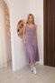 Daily Women's Strappy Slit Detailed Long Dress