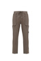 Men Solid Cotton Pants with Drawstring
