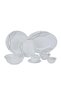 50Pcs Opalware Dinner Set, Assorted Design | Lightweight, Beautiful Design Opal Dishes Sets - 2