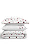 4 Pillows 100% Cotton Percale Duvet Cover Set Double-Person Premium Special Production Burgundy - 2