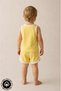 Unisex Cactus Printed 100% Cotton Baby Kids Athlete Shorts Set with Piping Detail - 3