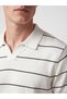 Peak New Season Polo Neck Striped Men's Knitwear T-Shirt - 3