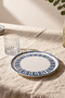 Azure Nordic Cake Plate 22 cm 4 Pieces 21424 - 5