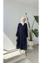 Double Collar Muslin Kimono - 2