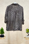 Batik Leopard Pattern Sequin Detailed Voile Shirt - 2