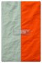Women's Water Green Orange Color Block Parachute Fabric Casual Daily Bag with Inner Pocket, Snap Fastener, Large Volume, Hand, Shoulder Bag - 8