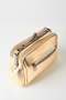 Women's Butterfly Gold 4-Compartment Lined Handbag and Zipper Closure Handbag and Shoulder Bag - 6
