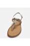Large Size Women's Sandals 41-42-43-44- Gold - 4
