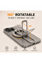 Magnetic Phone Ring Holder, 360° Rotating Grip Stand Kickstand Anti-Drop for iPhone Series -Black - 3