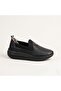 Z199 Women's Stretchy Laser Patterned Thick Sole Comfortable Lightweight Genuine Leather Casual Shoes - 3