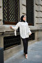 Women's Bow Detail Shirt White - 3