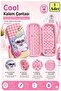 Pink Embossed Compartmented Pencil Holder 1 Piece P-5922 Girl's School Pencil Case 3D Cute Cartoon