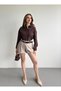 Designer Belted Balloon Short Lined Shorts over Oversized Shirt Double Equivalent Pininterest Color Block Suit