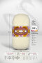 Crystal • Cream (98223) - 5-Pack X 100Gr/475M - Fine Fiber Hand Knitting Yarn - Shawl Blouse Yarn - 2
