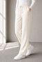 Women's 2-Piece Linen Relaxed Cut Lightweight Fabric Casual Pants - 3