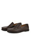 , Men's Genuine Leather Casual Shoes 1611065Z3012 Brown - 5