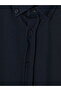 Navy Blue Regular Fit Men's Textured Shirt - 6