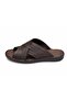 7159 Full Anatomic Leather Summer Guaranteed Men's Slippers - 2