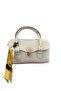 Amazing Scarf Detail, a Stylish Bag Cream - 2