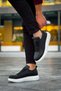 Jy814 Axel Lace-Up Leather Men's Casual Sneaker Shoes Cbt Black - 4