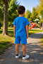 Boy's Printed Combed Cotton Shorts Set 3-5 Years I Cotton Combed Shorts Set I Short Sleeve Shorts Combed Cotton Set - 6