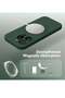 iPhone 15 Pro Max Case Silicone, MagSafe, Camera Protection, 2X Screen Protectors, Alpine Green - 4