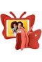 iPad Case for Kids, iPad 9.7 inch Case, Light Weight Shockproof EVA Foam Protective Tablet Stand Cover Holder for Apple iPad Air/Air 2 iPad 9.7 2017/2018 Cute Butterfly (RED)