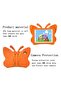 iPad case for Kids, 3D Cartoon Butterfly Non-Toxic EVA Light Weight Kid Proof Shockproof case with Kickstand - 5