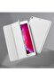 iPad 9.7 Case (2018/2017, 6th/5th Gen) Smart Cover with Pencil Holder – Soft Silicone Back, Full Body Protection, Auto Wake/Sleep, Silver Gray - 6