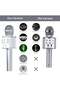 2-Pack Wireless Bluetooth Karaoke Microphones - Portable Handheld Mics with Built-In Speaker (Rose Gold & Silver) - 5