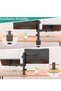 Laptop and Monitor Stand – Fully Adjustable Mount for 17-inch Laptop & 27-inch Monitor (M001LP), Black - 6