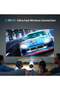 Mini 4K Portable HD Projector with 2.4/5G WiFi, Bluetooth, Auto Keystone, Android 11.0 (White) - 2