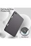 Grey Trifold Smart Cover for iPad Air 13 Inch (M2) 2024 – Auto Wake/Sleep, Pencil Holder, and Soft TPU Back - 3