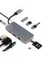 10-in-1 USB C Hub to HDMI 4K Adapter with VGA, 100W PD, USB 3.0/2.0, Gigabit Ethernet, SD/TF, 3.5mm Audio Jack