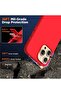 Compatible with iPhone 15 Pro Max Liquid Silicone Full Body Shockproof Protective Cover Red - 6