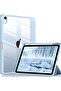 iPad Air 11 Inch Case (M2, 2024) – Slim Protective Cover with Clear Back and Pencil Holder