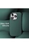 3 in 1 Silicone Case for iPhone 14 Pro Max 6.7-inch with Screen and Camera Protectors (Midnight Green) - 4