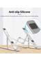 7-Level Adjustable Aluminum Alloy Foldable Laptop Stand Silver - 2