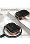 Electroplated Case for AirPods Pro 2nd Gen 2022, Dual Lock Shockproof Hard Shell Cover (Black) - 2