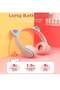Kids LED Glow Headphones with Microphone, TF Card Support, Foldable Bluetooth & Wired Stereo Headset – Gray - 2
