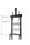Movable TV Cart with Wheels for 42–86 Inch Flat/Curved LED TVs Height Adjustable Shelves Rolling Floor Stand for Commercial or Home Use Holds up to 220 lbs - 2