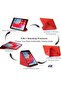 iPad 10.2 Inch Case, Compatible with iPad 9th/8th/7th Gen, 5-in-1 Viewing, Auto Wake/Sleep, Red - 2