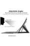 Keyboard Case Compatible with Touchpad Arabic/English iPad Mini 7 (2024), Slim Lightweight Stand Cover - 4