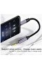 YAU19 Type-C to 3.5mm Audio Adapter Cable(Grey) - 5