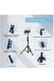 Telescopic Tripod Tablet Stand for Tablets 6" to 13" Tablet Floor Stand for IPad 12.9" Mobile Phone Stand (Adjustable, BLACK 01) - 4