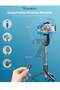 Portable Selfie Stick Tripod for iPhone - Versatile Selfie Stick Remote with Cold Shoe & 1/4" Screw - 4