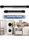 Movable Adjustable Washing Machine Base with Brake – Heavy-Duty Base for Washer, Dryer, Refrigerator, Supports Up to 300kg, Black - 5
