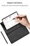 Samsung Galaxy Z Fold 4 Case,Screen Protector Keyboard Leather Case Stylus+Pen Slot Phone Office Kit,Folding Phone Cover for Samsung Galaxy Z Fold 4 5G-Black - 4