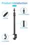 MT-49 Tabletop Light Stand Clip with 1 / 4-inch Screw for Cameras LED Video Light and Ring Light - 3